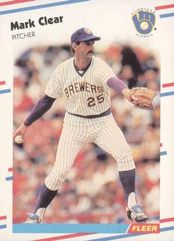 1988 Fleer Baseball Cards      160     Mark Clear